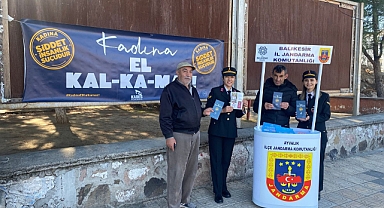 Balıkesir Jandarmasından Kadın Hakları Günü'ne Özel Anlamlı Etkinlik