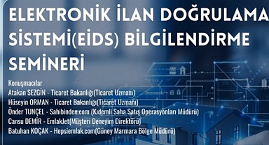 Balıkesir Ticaret Odası’ndan Gayrimenkul Sektöründe Elektronik İlan Doğrulama Sistemi Semineri