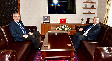 Balıkesir Vali Yardımcısı Şükrü Yıldırım’dan Orman Bölge Müdürü Kemal Kayıran’a Ziyaret