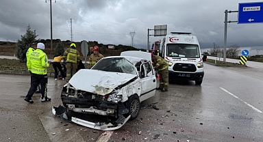 Bandırma-Çanakkale Karayolu Edincik Kavşağında Trafik Kazası