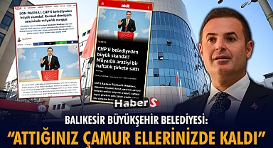 Büyükşehir Belediyesi: “Attığınız Çamur Ellerinizde Kaldı”