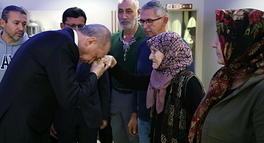 Cumhurbaşkanı Erdoğan’dan Patlama Mağdurlarının Ailelerine Ziyaret