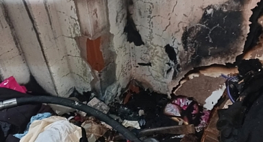 Edremit Altınoluk’ta Korkutan Ev Yangını