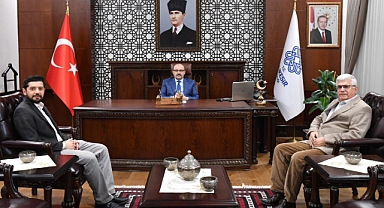 Edremit Can Yapı A.Ş. ve Ayvalık Bacacan Otel İşletmecilerinden Vali İsmail Ustaoğlu’na Ziyaret