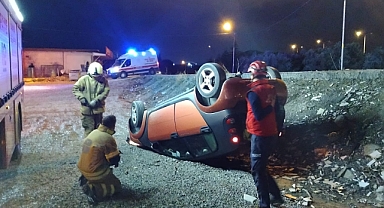 Edremit’te Gece Saatlerinde Korkutan Trafik Kazası