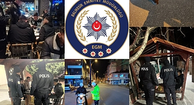 Edremit’te Şok Asayiş ve Trafik Uygulaması: 9 Aranan Şahıs Yakalandı