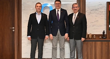 Ensar Aytekin ve Erden Köybaşı'dan Başkan Akın’a Ziyaret