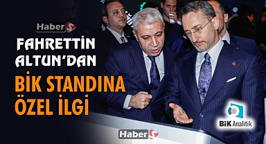 Fahrettin Altun’dan Bik Standına Özel İlgi