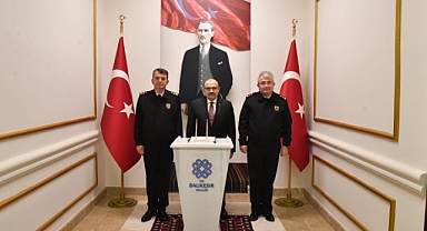 Jandarma Genel Komutan Yardımcısı Korg. Aykut Tanrıverdi, Vali İsmail Ustaoğlu'nu Ziyaret Etti