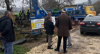 Manyas Belediyesi, Kalfa ve Kalebayır Mahallerinde Sondaj Çalışmalarını Başlattı