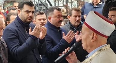 MHP Milletvekili Ekrem Gökay Yüksel, Patlamada Hayatını Kaybeden Enes Kırmızı’nın Cenazesine Katıldı