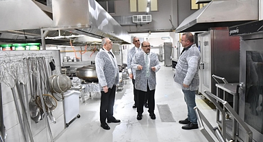 Vali İsmail Ustaoğlu, Gülce Yemek İşletmesi’nde İncelemelerde Bulundu