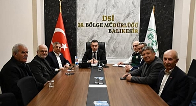 AK Parti Bandırma ve Erdek İlçe Başkanlarından DSİ 25. Bölge Müdürlüğü’ne Ziyaret