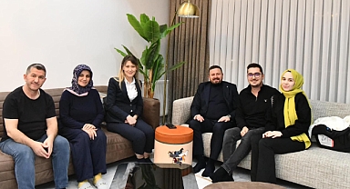 AK Parti İl Başkanı Mehmet Aydemir’den Mutlu Aileye Ziyaret