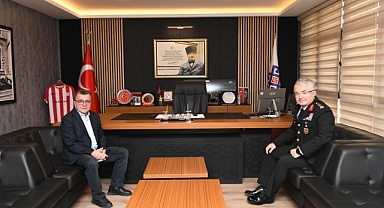 Altıeylül Belediye Başkanı Hakan Şehirli’den İl Jandarma Komutanı Alkan’a Teşekkür