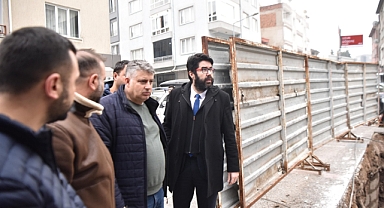 Altıeylül Belediyesi’nden Atalar Caddesi’nde İnceleme