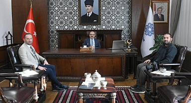 Anadolu Ajansı Bursa Bölge Müdürü Erdinç Aksoy’dan Vali İsmail Ustaoğlu’na Ziyaret