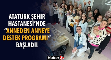 Atatürk Şehir Hastanesi’nde “Anneden Anneye Destek Programı” Başladı!