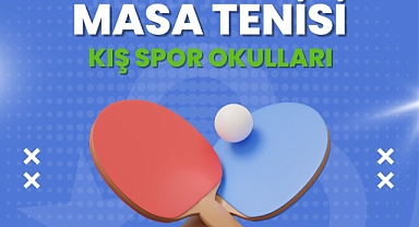 Balıkesir Büyükşehir Belediyespor Kış Spor Okulları’nda Masa Tenisi Eğitimleri Başlıyor