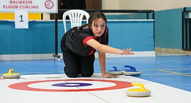 Balıkesir'de Okul Sporları Floor Curling Gençler İl Birinciliği Heyecanı Başladı