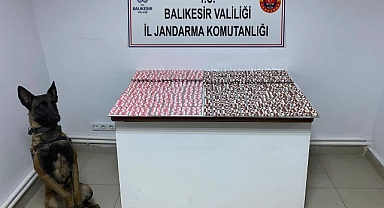 Balıkesir’de Uyuşturucu Operasyonun da 7.761 Hap Ele Geçirildi