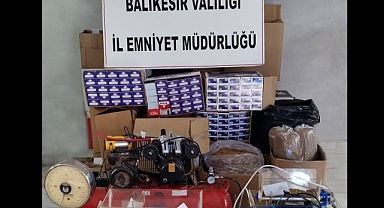 Balıkesir Emniyetinden Tütün ve Sigara Kaçakçılığı Operasyonu