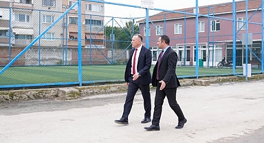 Balıkesir Gençlik ve Spor İl Müdürü Adem Özalp, Erdek’teki Spor Tesislerini İnceledi