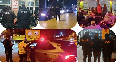 Balıkesir İl Emniyet Müdürlüğü'nden Huzur Uygulaması: 13 Aranan Şahıs Yakalandı