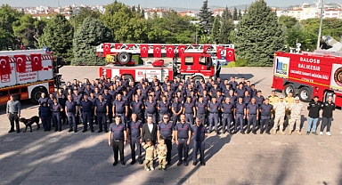 Balıkesir İtfaiyesi 2024'te 9945 Olaya Müdahale Etti!