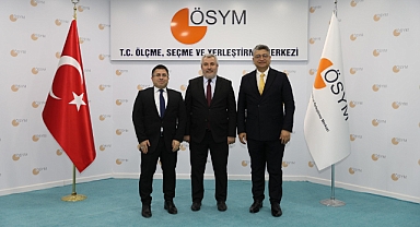 Balıkesir Üniversitesi Rektörü, ÖSYM Başkanı'nı Ziyaret Etti