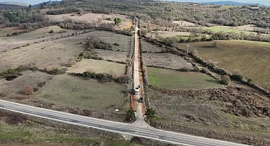 Balya Belediyesi’nden Ören Mahallesi’nde Yol Genişletme Çalışması