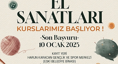 Bandırma Belediyesi'nden El Sanatları Kursu: Başvurular Başladı!