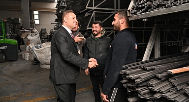 Başkan Ahmet Akın, Şehirdeki Önde Gelen Fabrikalara Ziyaret Gerçekleştirdi