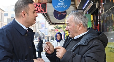 Başkan Ahmet Akın, Sokaklarda Hemşehrileriyle Bir Araya Geldi