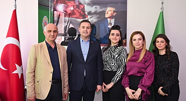 Başkan Ahmet Akın, Ziraat Odası ve Köylü Garajı Esnafını Ziyaret Etti