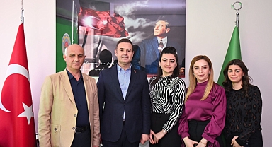 Başkan Akın’dan Ziraat Odası ve Köylü Garajı Esnafına Ziyaret