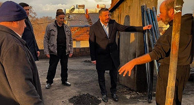 Başkan Aydemir’den Yangın Sonrası Geçmiş Olsun Ziyareti 