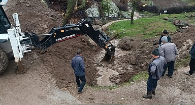 Bigadiç Belediyesi’nden Kalafat Mahallesi’nde Menfez ve Yol Çalışmaları