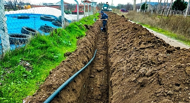 Bigadiç Fethibey Mahallesi'nde Bin Metrelik Yeni İçme Suyu Hattı Tamamlandı