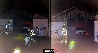 Bigadiç Salmanlı Mahallesi'nde Araç Yangını Söndürüldü!