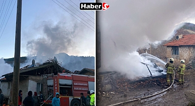 Bozbük’te 2 Ev Alevlere Teslim Oldu