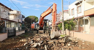Burhaniye Belediyesi, İlçe Genelinde Yol Yenileme Çalışmalarına Başladı