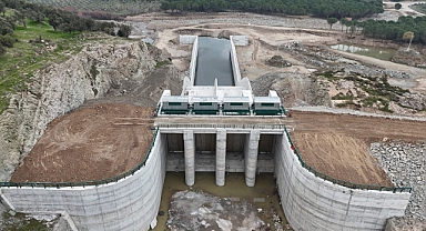 Burhaniye Reşitköy Barajı’nda Çalışmalar Hız Kesmeden Sürüyor