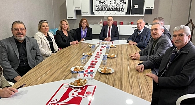 Demokrat Parti Heyeti, Balıkesirspor Kulübünü Ziyaret Etti