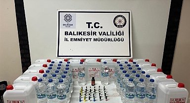 Edremit’te Kaçak Alkol Operasyonu: 113 Litre Etil Alkol Ele Geçirildi