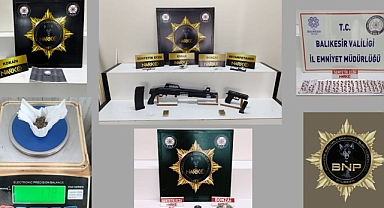 Edremit ve Havran’da Uyuşturucu Operasyonu: 13 Şüpheli Yakalandı