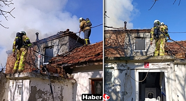 Erdek Ocaklar Mahallesi’nde Ev Yangını! Söndürme Çalışmaları Devam Ediyor