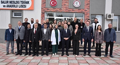 İl Milli Eğitim Müdürü Murat Demir'den Salur Mesleki ve Teknik Anadolu Lisesi'ne Ziyaret