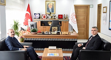 İl Milli Eğitim Müdürü Murat Demir, Tarım ve Eğitim Alanında Ortak Projeler İçin Erkan Alkan'ı Ziyaret Etti