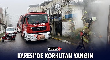 Karesi’de Korkutan Yangın